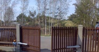 Купить распашные ворота из штакетника Усолье-Сибирское, цена от 2746 руб.